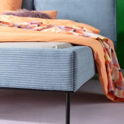 Best Sale Bed East Side Cord Blue 160x200cm Bedden|Kasten