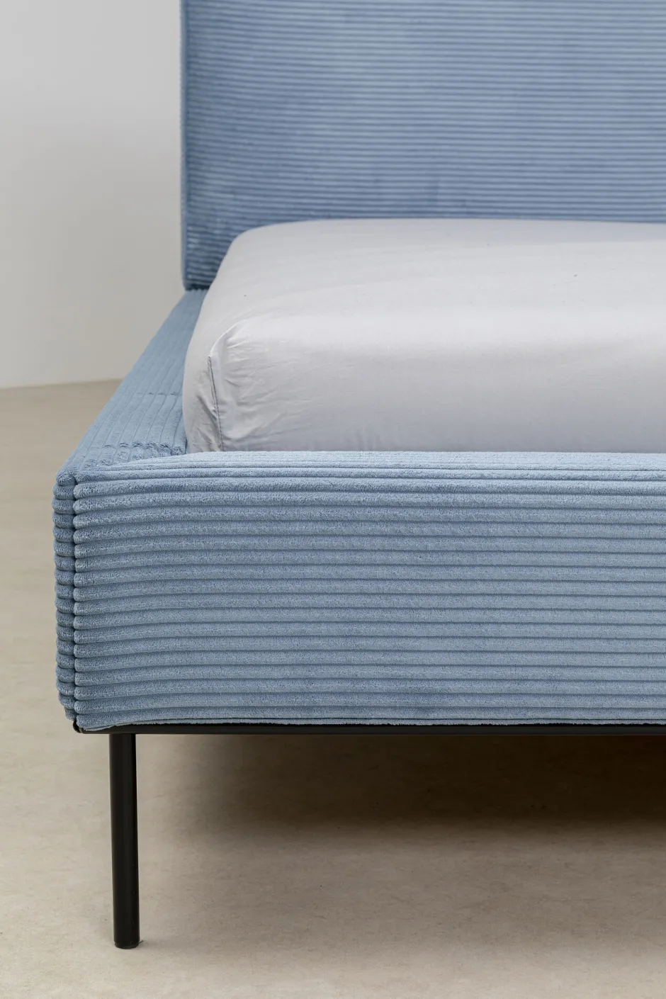 Best Sale Bed East Side Cord Blue 160x200cm Bedden|Kasten