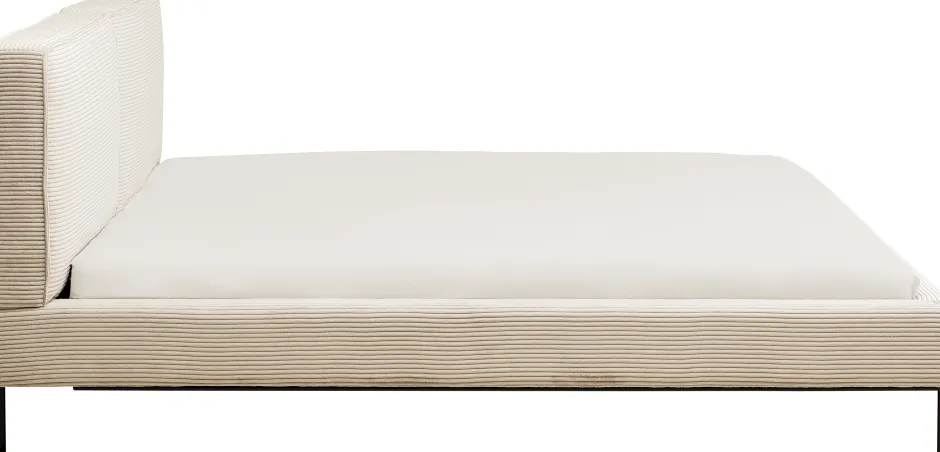 Flash Sale Bed East Side Cord Creme 180x200cm Bedden|Kasten
