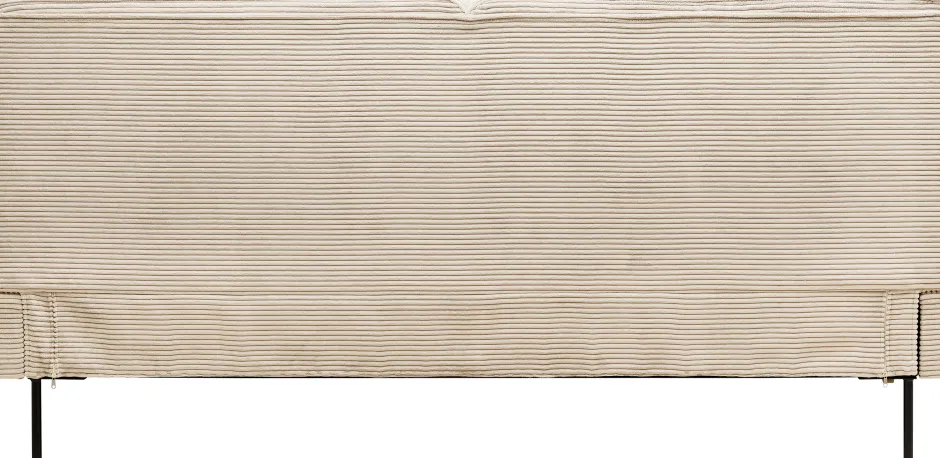 New Bed East Side Cord Creme 160x200cm Bedden|Kasten