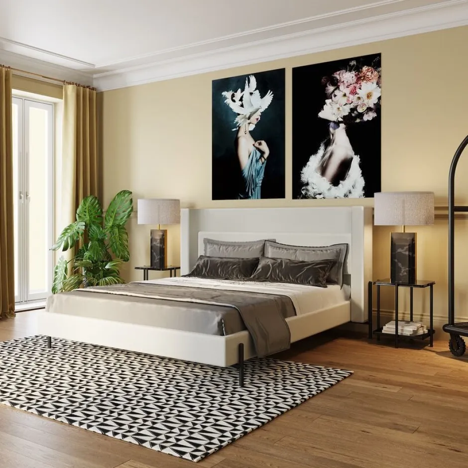Shop Bed Tivoli Ecru 180x200cm Bedden|Kasten