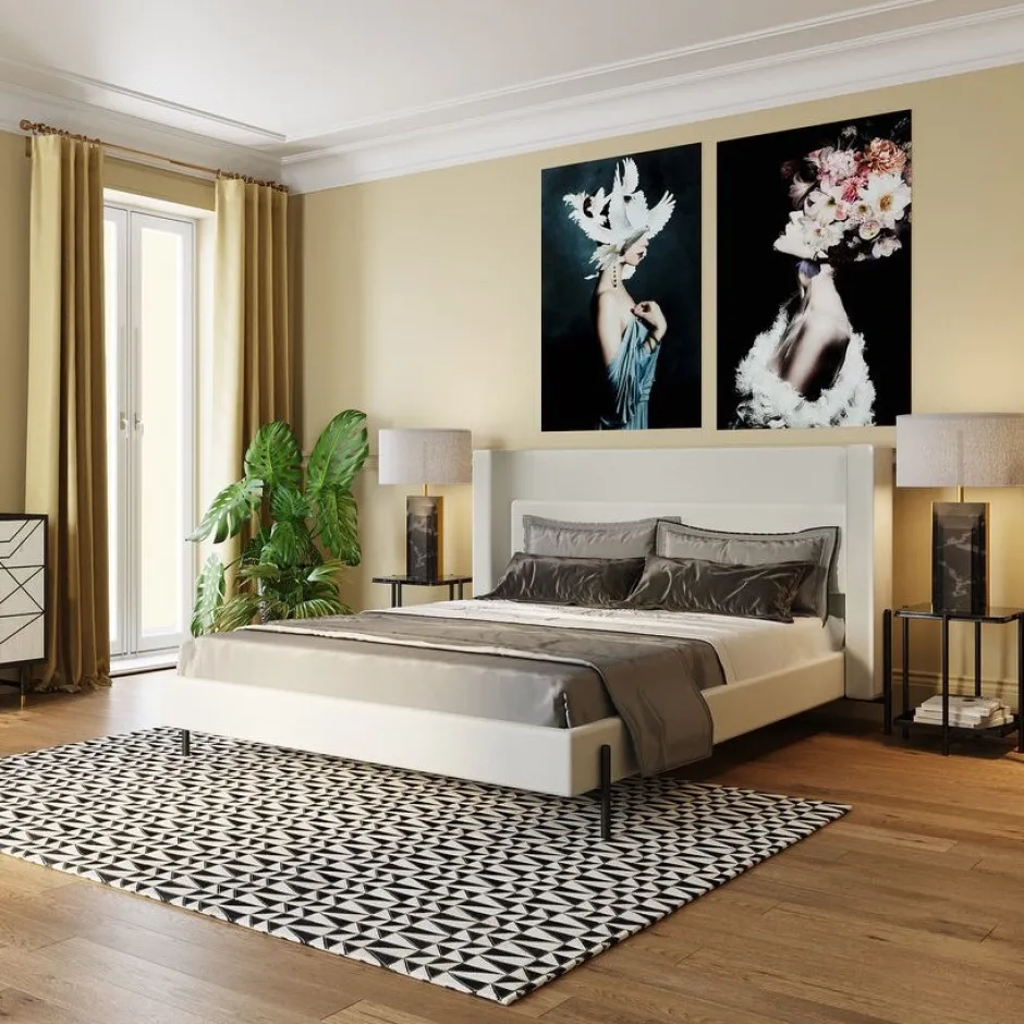 Outlet Bed Tivoli Ecru 160x200cm Bedden|Kasten