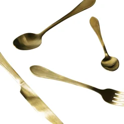 Cheap Bestek Cucina Gold Matt (16/part) Servies & Tafelaccessoires|Kasten