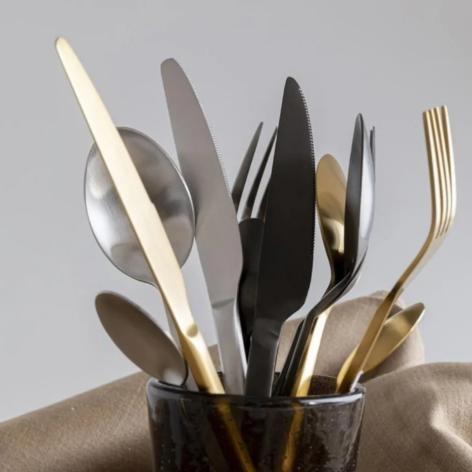 Hot Bestek Gloria Mat Goud (16 Stuks) Servies & Tafelaccessoires|Kasten