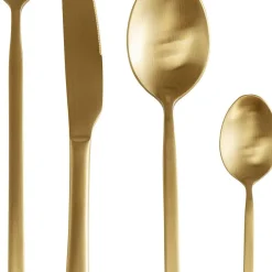 Hot Bestek Gloria Mat Goud (16 Stuks) Servies & Tafelaccessoires|Kasten