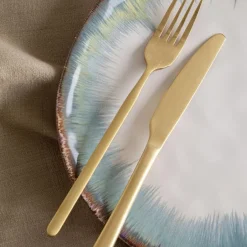 Hot Bestek Gloria Mat Goud (16 Stuks) Servies & Tafelaccessoires|Kasten