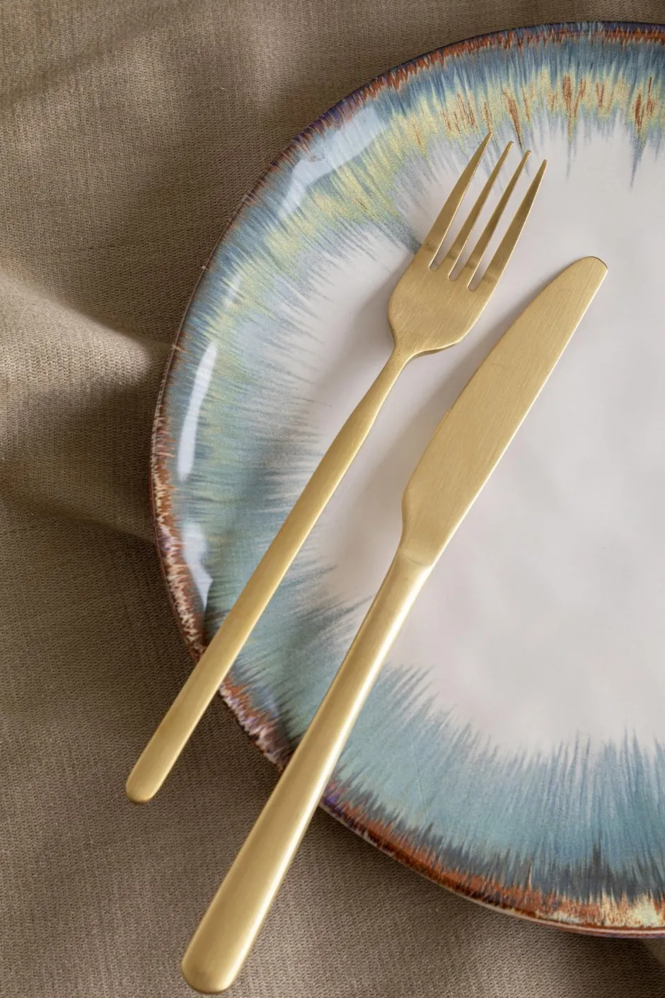 Hot Bestek Gloria Mat Goud (16 Stuks) Servies & Tafelaccessoires|Kasten