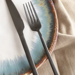 Shop Bestek Gloria Mat Zwart (16 Stuks) Servies & Tafelaccessoires|Kasten
