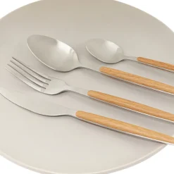Store Bestek Paris Nature Silver Matt (16/part) Kasten