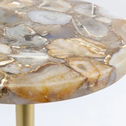 Best Bijzettafel Agate Base White 25cm Tafels|Tuinmeubelen