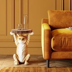 Best Sale Bijzettafel Animal Ms Cat Ø33cm Kasten|Tafels