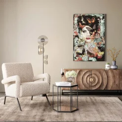 Sale Bijzettafel Comb Zwart 55cm Kasten|Tafels