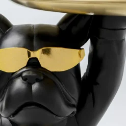 Best Sale Bijzettafel Cool Bulldog Dienblad Black 34x55cm Kasten|Tafels
