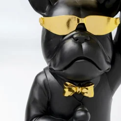 Best Sale Bijzettafel Cool Bulldog Dienblad Black 34x55cm Kasten|Tafels