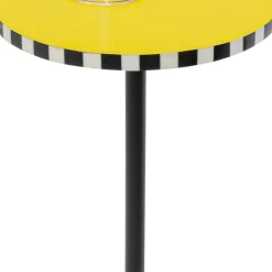 Store Bijzettafel Domero Checkers Yellow Ø25cm Kasten|Tafels