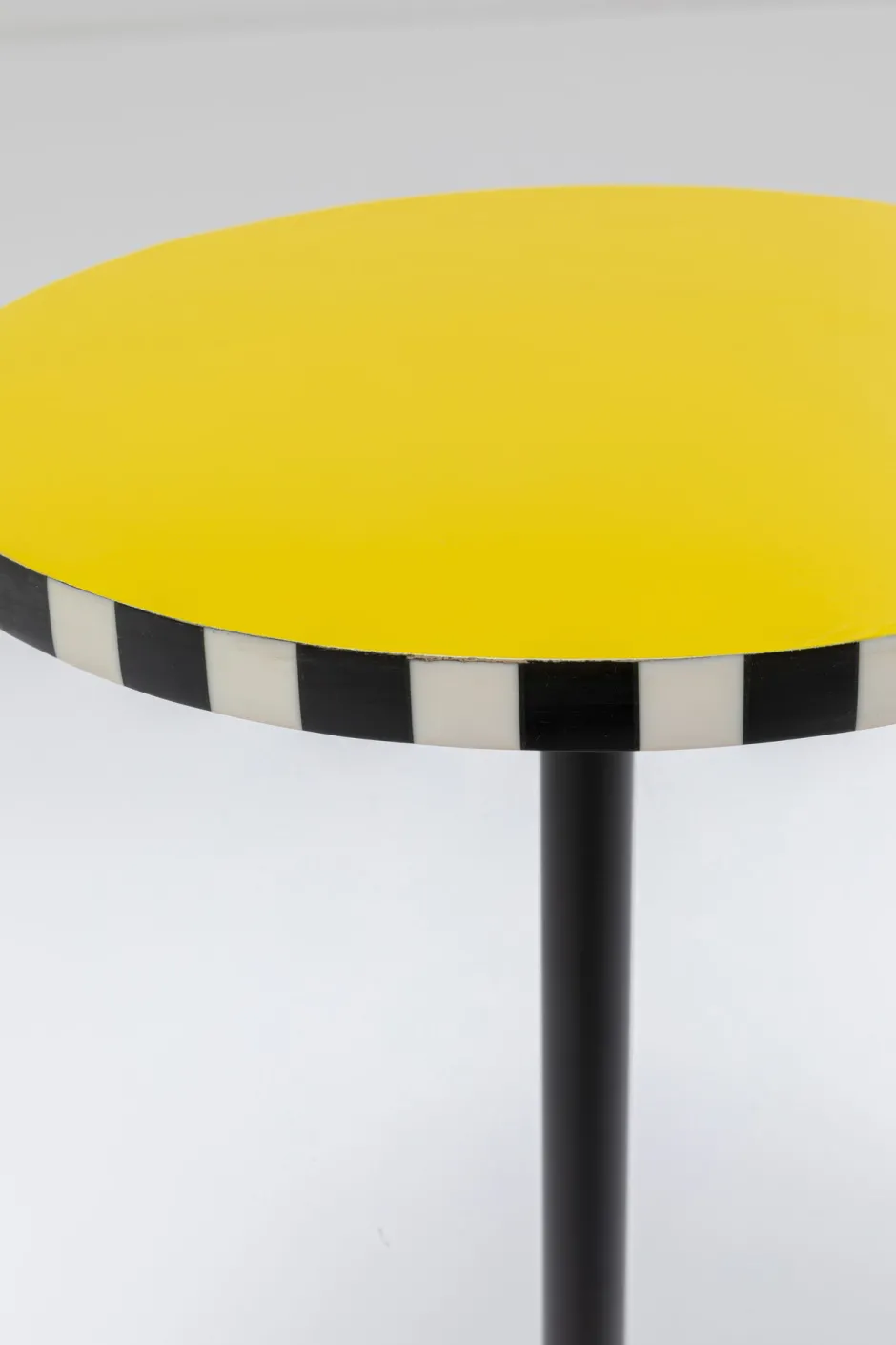 Store Bijzettafel Domero Checkers Yellow Ø25cm Kasten|Tafels
