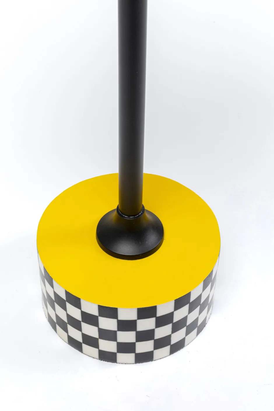 Store Bijzettafel Domero Checkers Yellow Ø25cm Kasten|Tafels