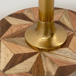 Sale Bijzettafel Domero Geo Brown Ø25cm Kasten|Tafels