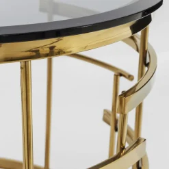 Sale Bijzettafel Jupiter Goud Ø55cm Kasten|Tuinmeubelen