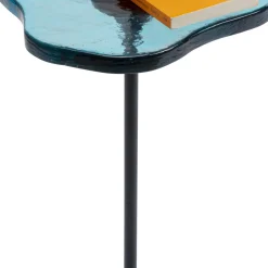 Outlet Bijzettafel Lava Blue 30cm Kasten|Tafels