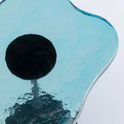 Outlet Bijzettafel Lava Blue 30cm Kasten|Tafels