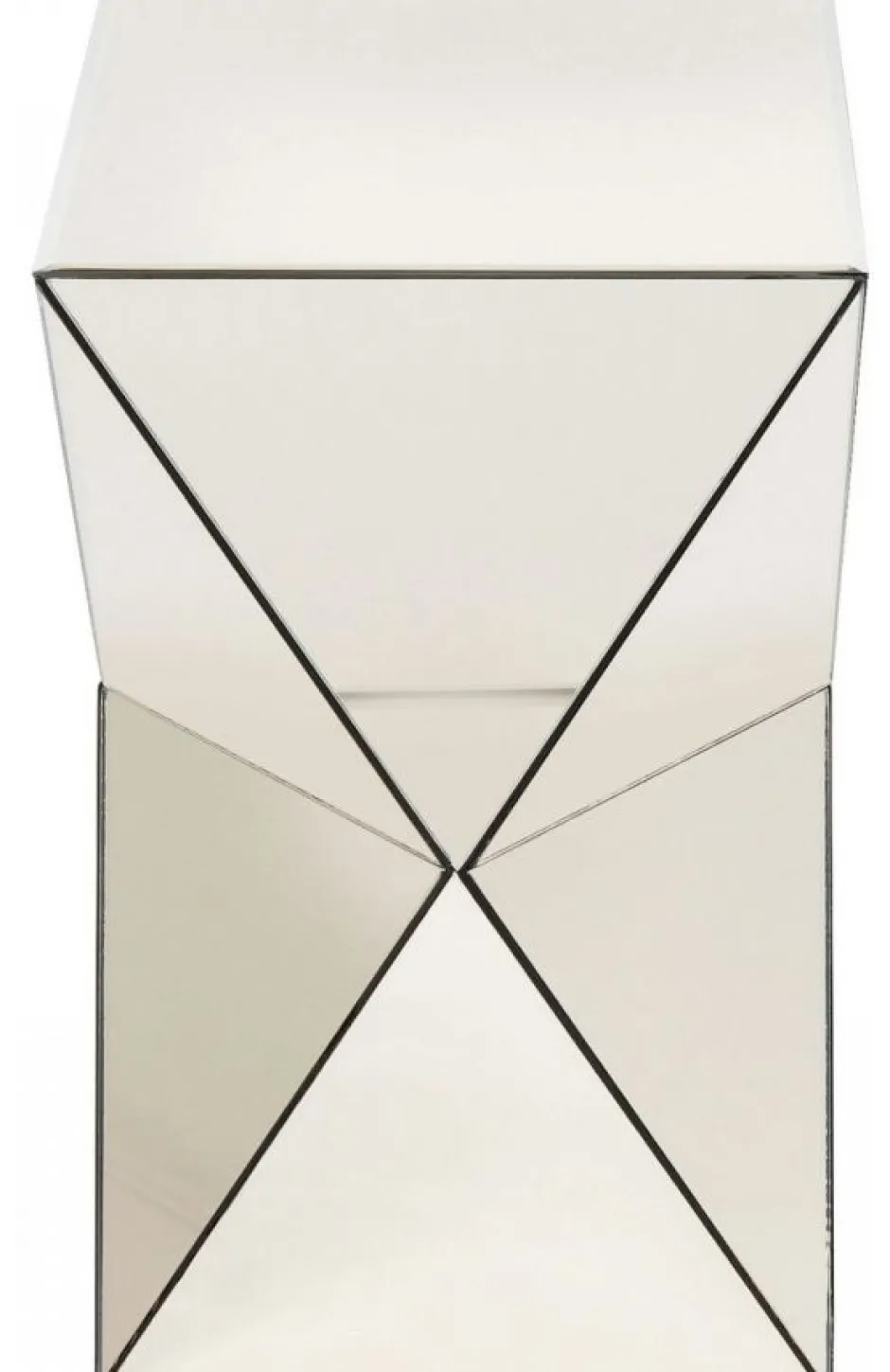 Best Bijzettafel Luxury Triangle Champagne Kasten|Tafels