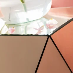 Best Bijzettafel Luxury Triangle Champagne Kasten|Tafels