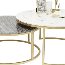 Shop Bijzettafel Mystic Rond (2-delig) Ø90cm Kasten|Tafels
