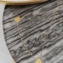 Shop Bijzettafel Mystic Rond (2-delig) Ø90cm Kasten|Tafels