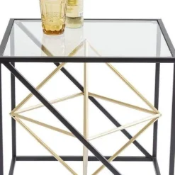 Clearance Bijzettafel Prisma 45x45cm Kasten|Tafels