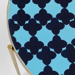 Outlet Bijzettafel Priya Blue (Set Van 2) Kasten|Tafels
