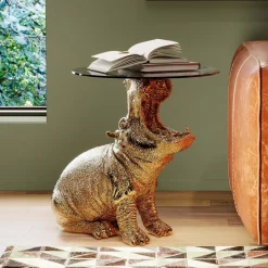 Best Bijzettafel Sitting Rhino Ø48cm Kasten|Tuinmeubelen