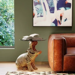 Best Bijzettafel Sitting Rhino Ø48cm Kasten|Tuinmeubelen