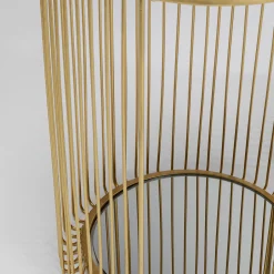 Sale Bijzettafel Wire Double Brass (2/set) Tafels