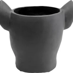 Fashion Bloempot Bulldog Zwart Opbergers|Tuinmeubelen
