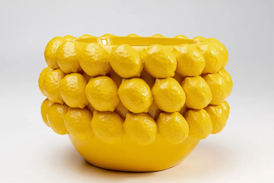 Fashion Bloempot Lemon Juice 22cm Opbergers|Tuinmeubelen