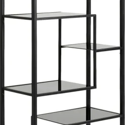 Clearance Boekenkast Loft Zwart 195x60cm Tuinmeubelen