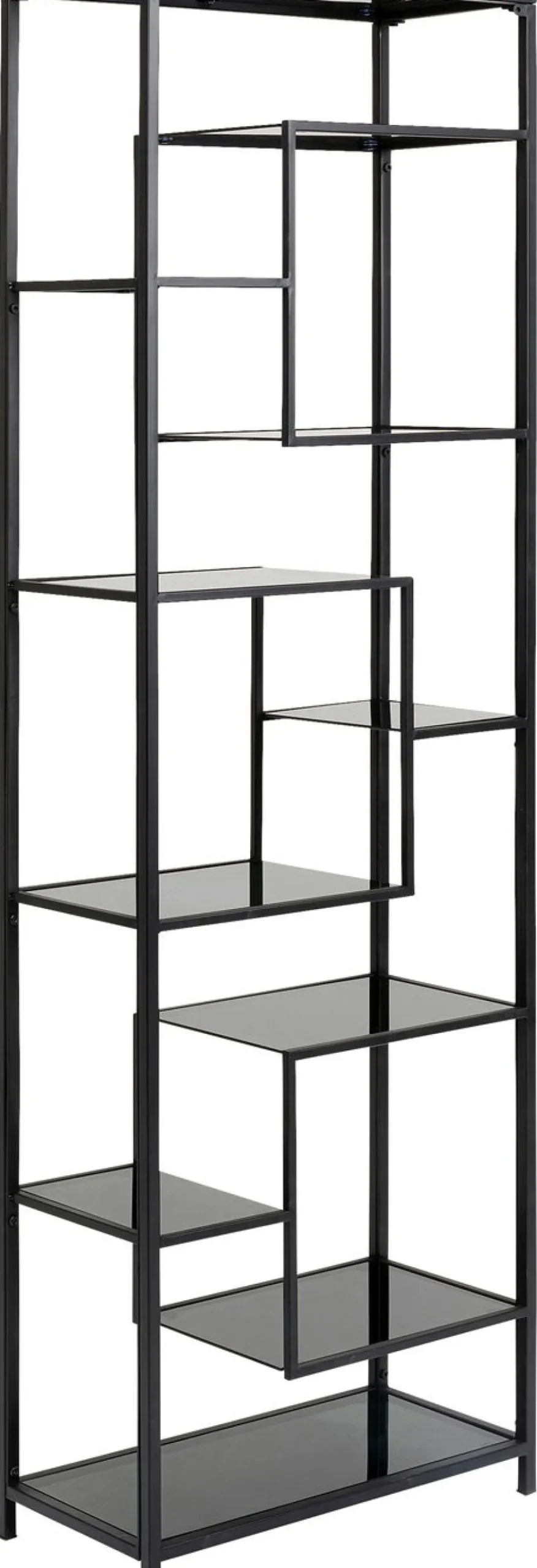 Clearance Boekenkast Loft Zwart 195x60cm Tuinmeubelen