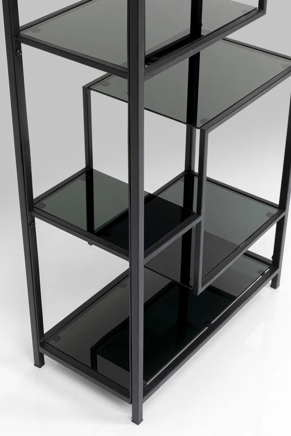 Clearance Boekenkast Loft Zwart 195x60cm Tuinmeubelen