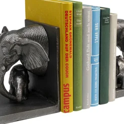 Shop Boekensteun Elephant Family (Set Van 2) Woondecoratie|Kasten
