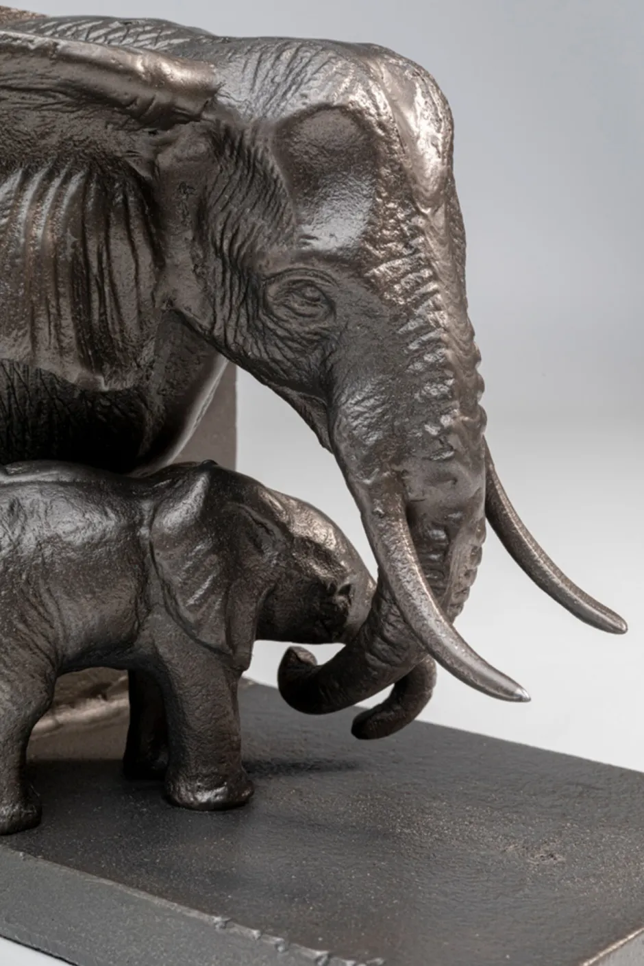 Shop Boekensteun Elephant Family (Set Van 2) Woondecoratie|Kasten