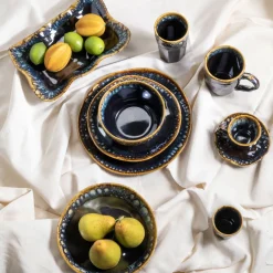 Online Bord Lio Dark Blue 20cm Servies & Tafelaccessoires|Kasten
