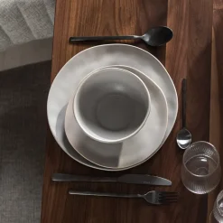 Sale Bord Organic Grey Ø26cm Servies & Tafelaccessoires|Kasten