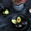Hot Bord Organic Zwart Ø20cm Servies & Tafelaccessoires|Kasten