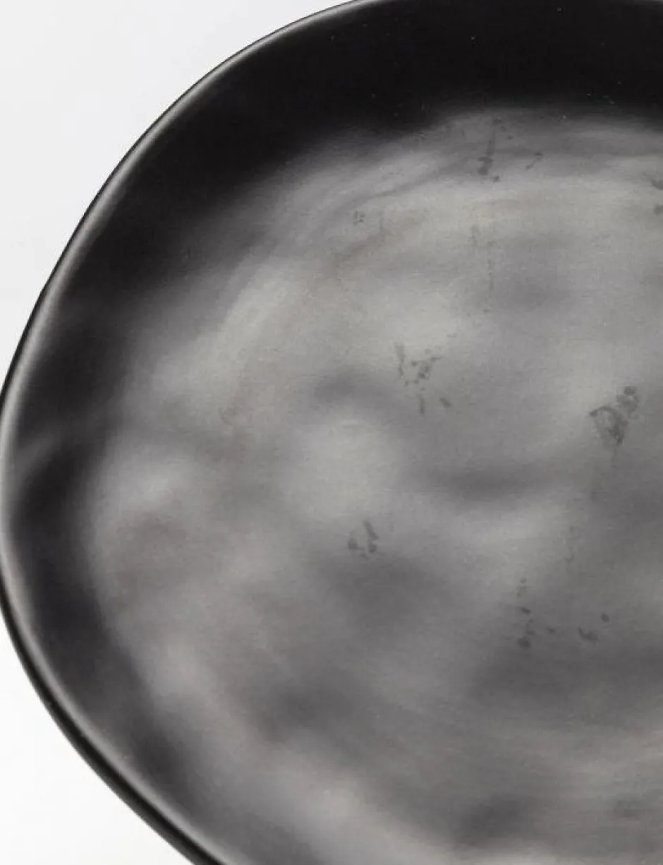 Hot Bord Organic Zwart Ø20cm Servies & Tafelaccessoires|Kasten