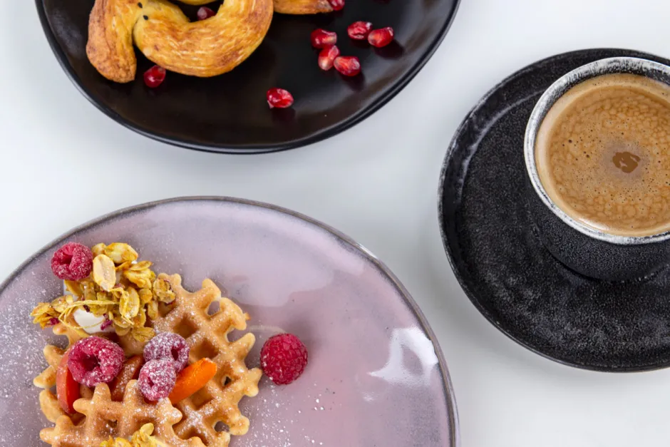Hot Bord Organic Zwart Ø20cm Servies & Tafelaccessoires|Kasten