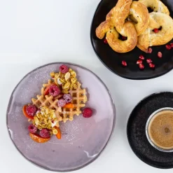 Hot Bord Organic Zwart Ø20cm Servies & Tafelaccessoires|Kasten