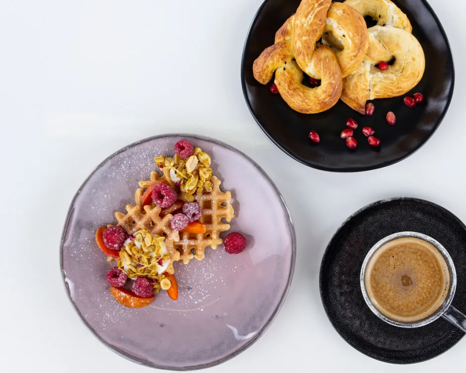 Hot Bord Organic Zwart Ø20cm Servies & Tafelaccessoires|Kasten