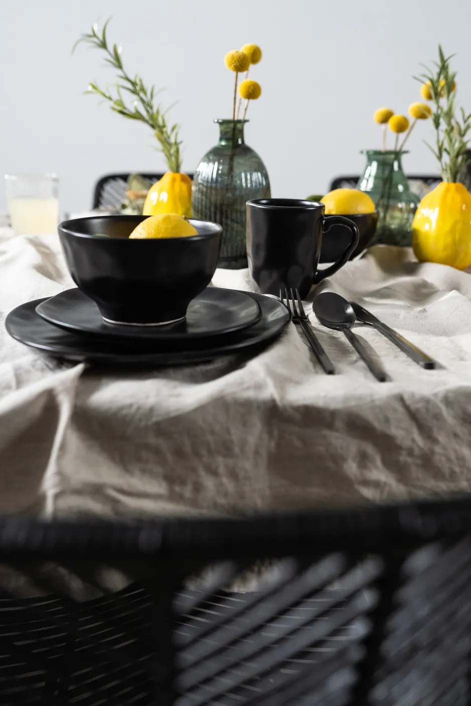 Hot Bord Organic Zwart Ø20cm Servies & Tafelaccessoires|Kasten
