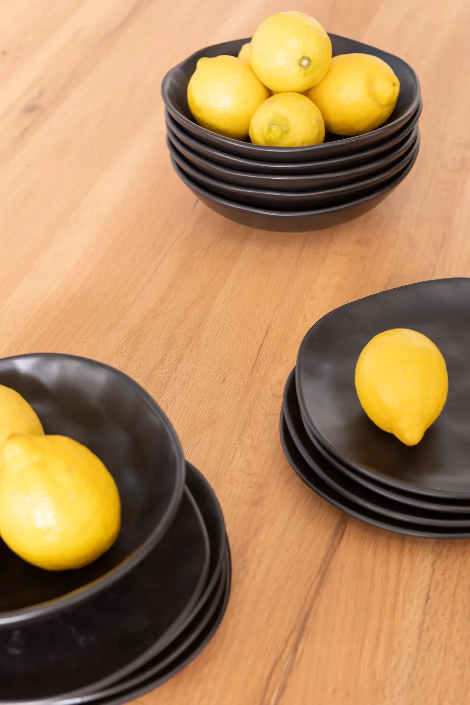 Hot Bord Organic Zwart Ø20cm Servies & Tafelaccessoires|Kasten
